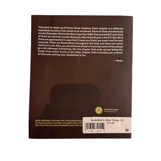 Basketball & Other Things Book