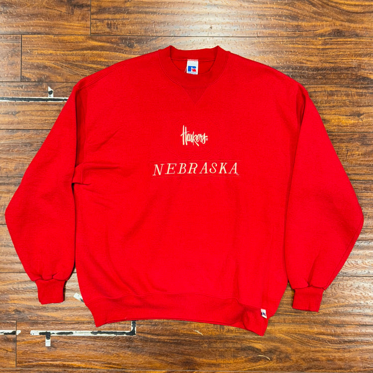 Russell Nebraska Huskers Crewneck Sz XL