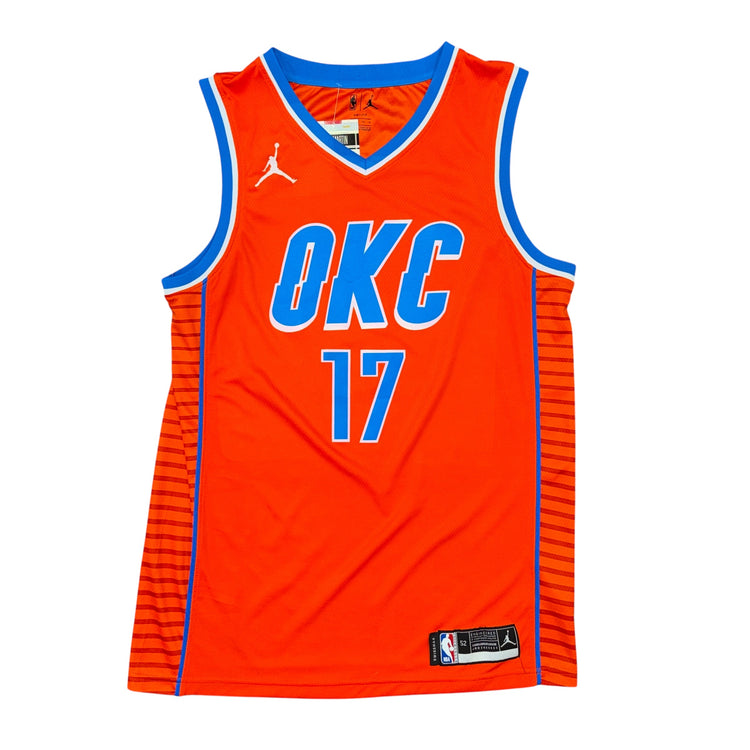 Jordan Swingman Statement Edition Oklahoma City Thunder Aleksej Pokusevski Jersey Sz XL