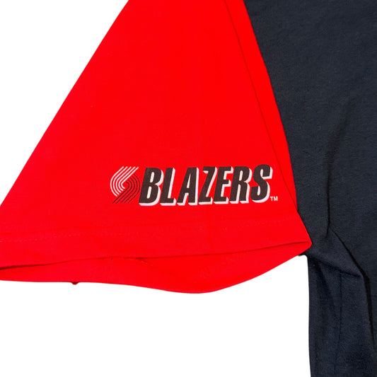 Logo 7 90’s Portland Trail Blazers Hoodie Tee Sz XL