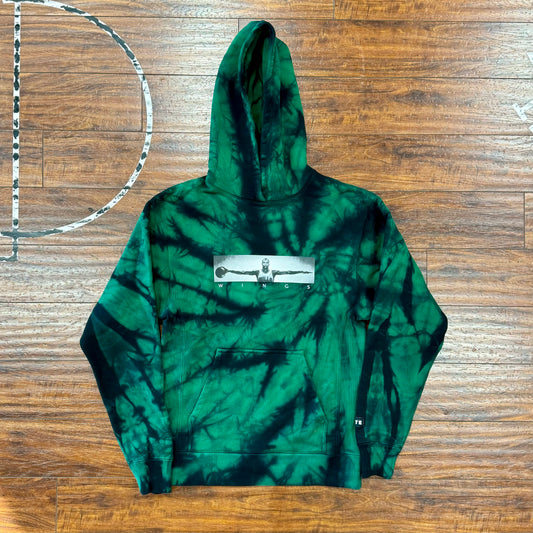 Jordan Wings Green Tie-Dye Hoodie SAMPLE Sz XS