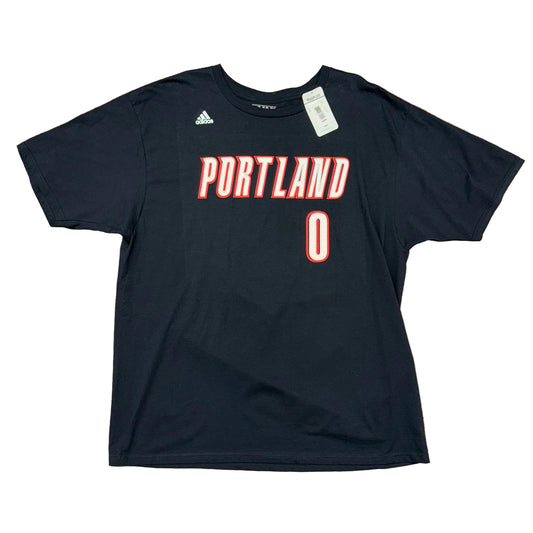 NWT Adidas Portland Trail Blazers Damian Lillard Jersey Tee Sz 2X