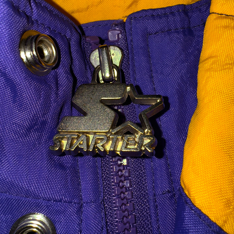 Starter LSU Tigers Puffer Jacket Sz L