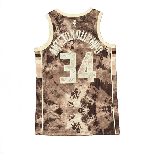 Nike Select Seris Milwaukee Bucks Giannis Antetokounmpo Jersey Sz L