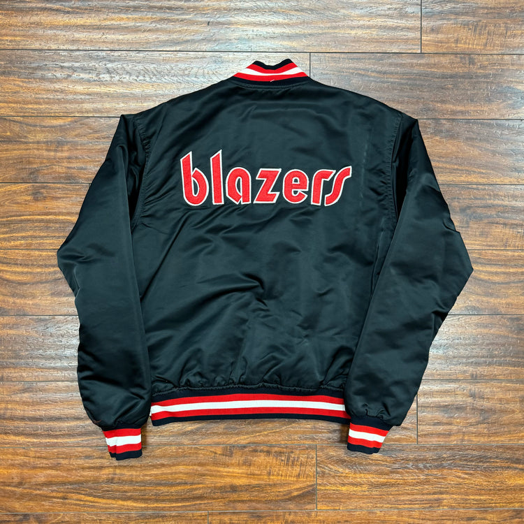 Starter 80's Blazers Meister Brau Satin Jacket Sz L