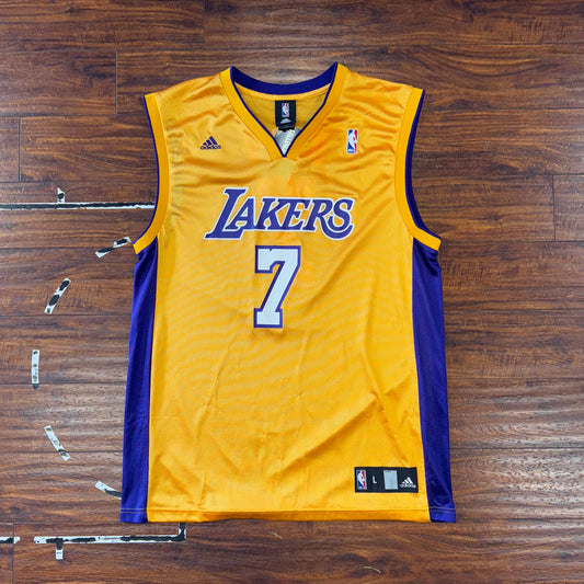 Adidas Los Angeles Lakers Lamar Odom Jersey Sz L