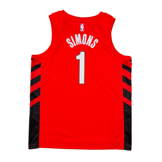 Nike Portland Trail Blazers Statement Anfernee Simons Jersey Sz XL