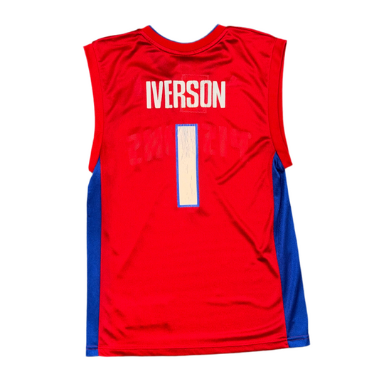 Adidas Detroit Pistons Allen Iverson Jersey Sz S