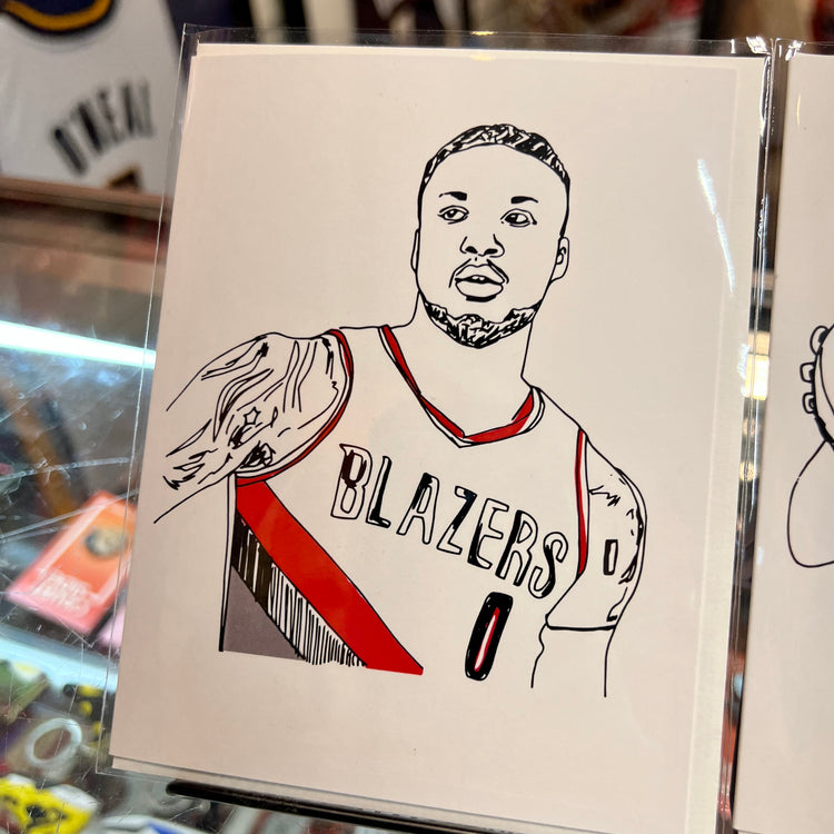 NBA Postcards by Artjaden