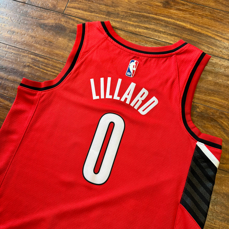 Jordan Blazers Damian Lillard Jersey Sz S