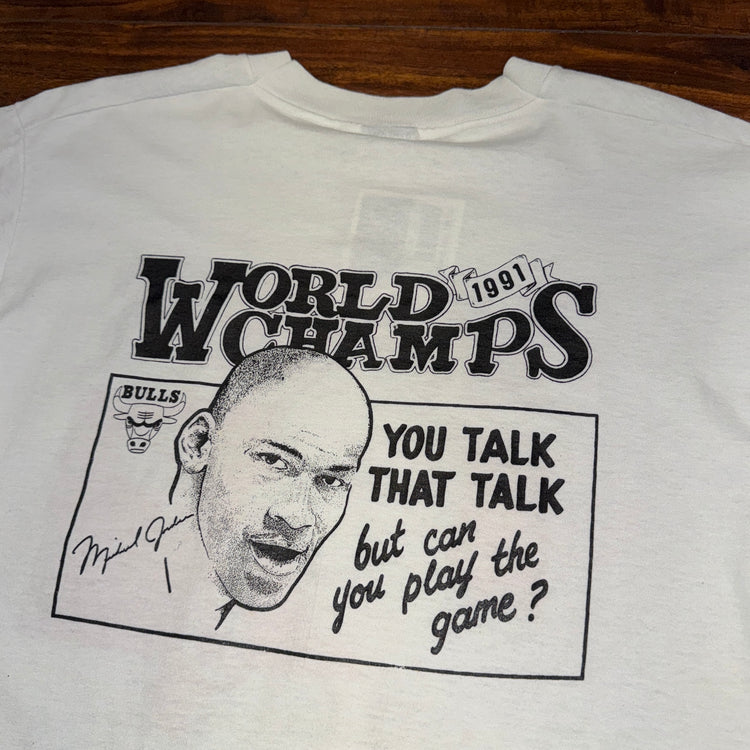 Screen Stars Michael Jordan 1991 Champs Tee Sz XL
