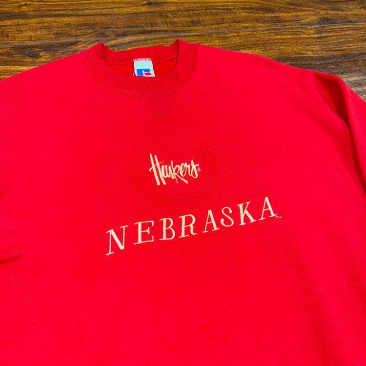 Russell Nebraska Huskers Crewneck Sz XL