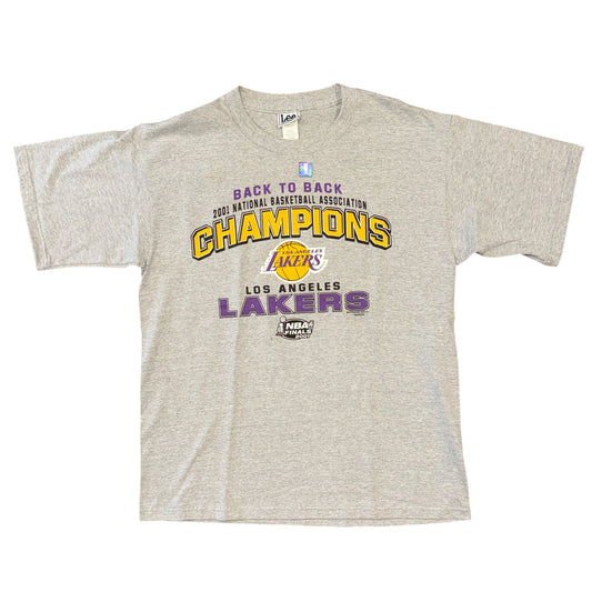 Lee Sport Los Angeles Lakers '01 B2B Championship Tee Sz L