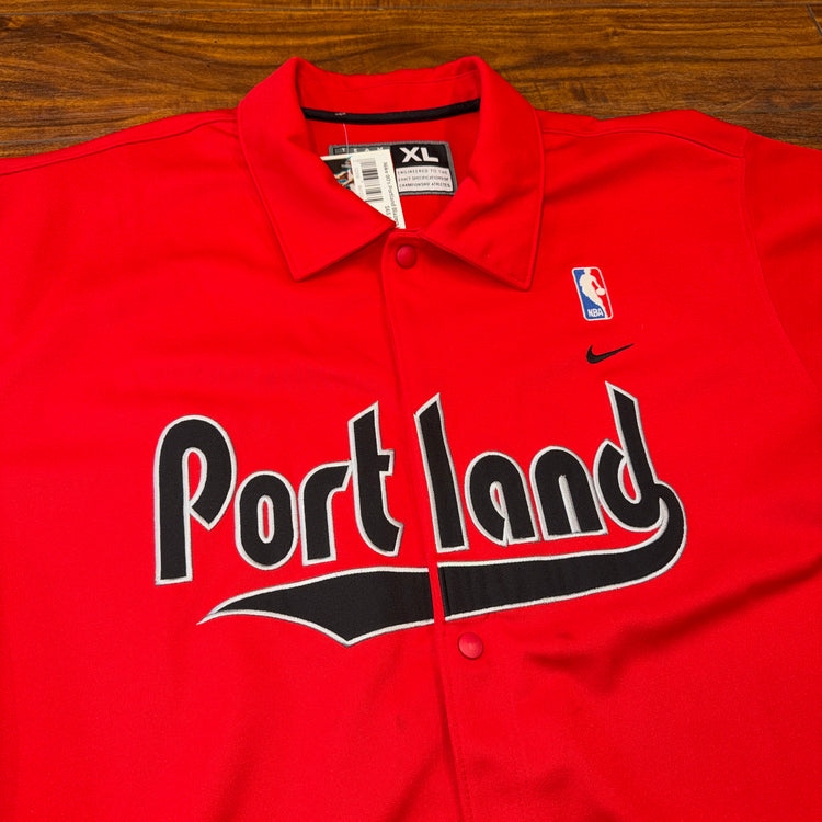 Nike 00's Portland Trail Blazers Warm Up Sz XL