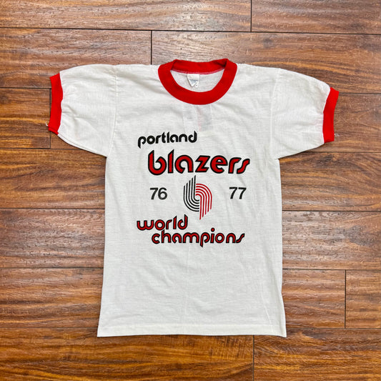 Sportswear Blazers 1976-77 World Champs Tee Youth XL