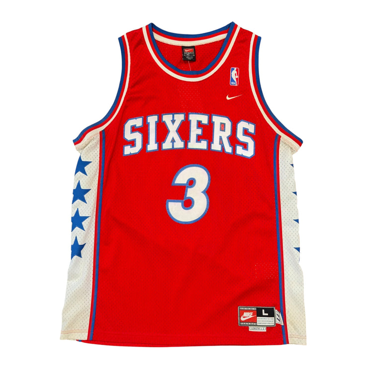 Nike 00's Philadelphia 76ers Allen Iverson Jersey Sz L