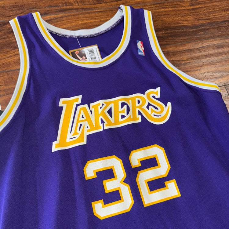 Sand-Knit Los Angeles Lakers Magic Johnson Jersey Sz XL