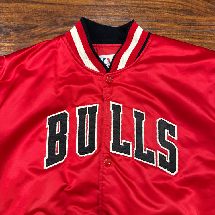 Starter Satin Chicago Bulls Jacket Sz XL