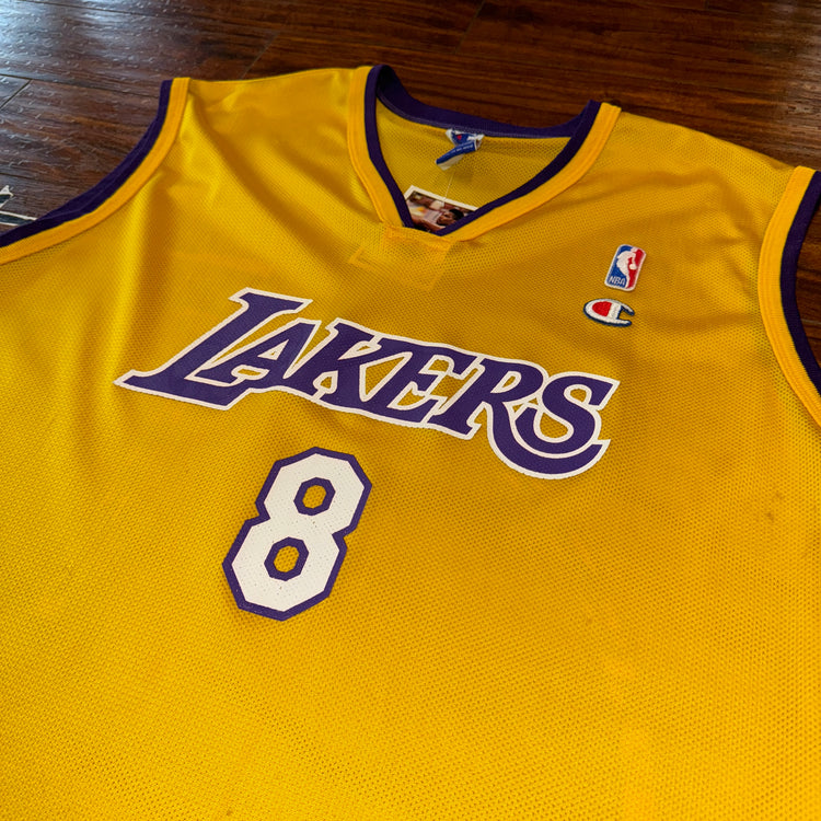 Champion Los Angeles Lakers Kobe Bryant BLANK Jersey Sz XL