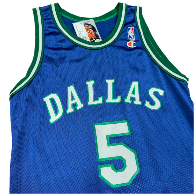 Champion Dallas Mavericks Jason Kidd Jersey Sz L