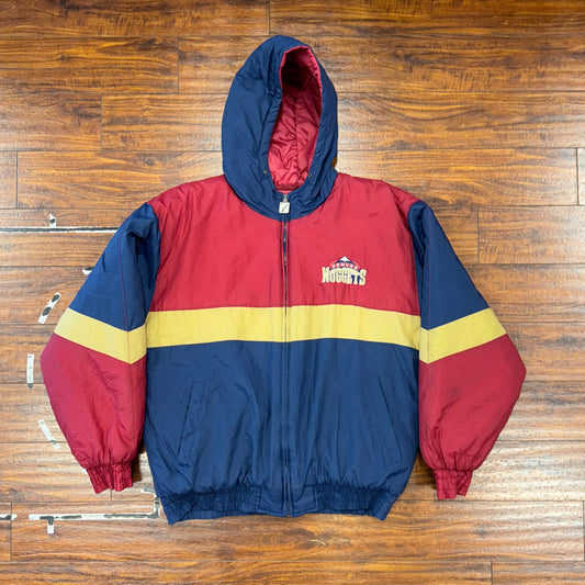 Logo 7 Denver Nuggets Puffer Jacket Sz L