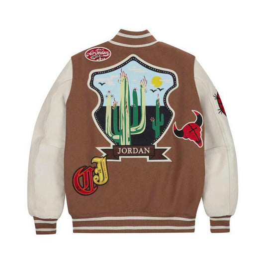 SAMPLE Jordan Travis Varsity Jacket Sz M
