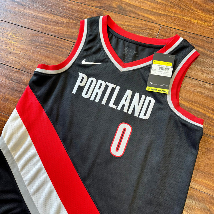 Nike Swingman Blazers Damian Lillard Jersey Sz S