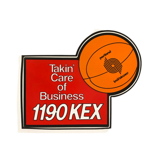 Early 90’s 1190 KEX Trail Blazers Sticker 4”