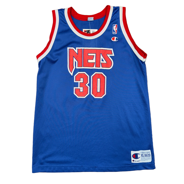 Champion New Jersey Nets Kerry Kittles Jersey Sz YXL