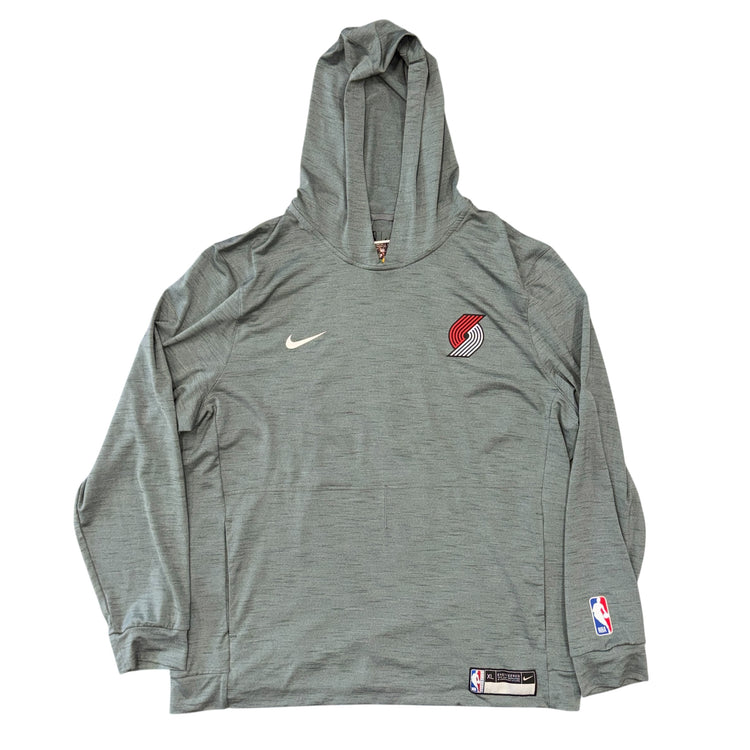 Nike Grey Portland Trail Blazers Dri-Fit Hoodie Sz XL