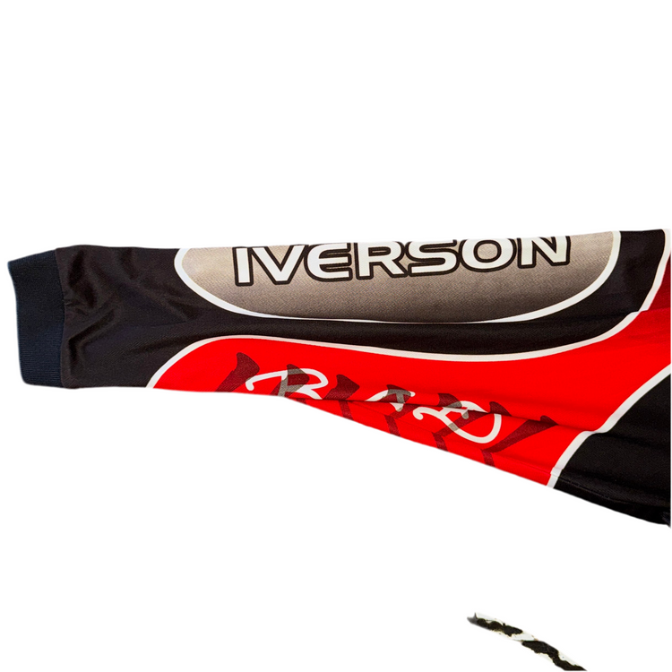 Reebok Allen Iverson Motocross Jersey Sz L