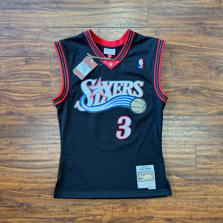 NWT Mitchell & Ness Sixers Iverson Jersey Sz S