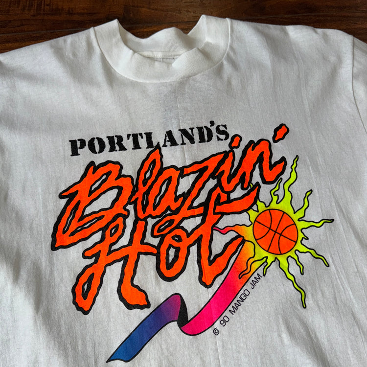 Stedman Portland Trailblazers "Blazin Hot" Tee Sz L
