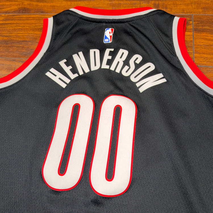 Nike Portland Trail Blazers Scoot Henderson Jersey Sz YL
