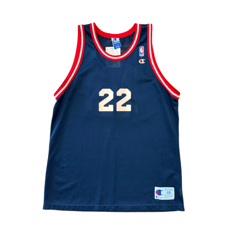 Champion Houston Rockets Clyde Drexler Blank Jersey Sz XL