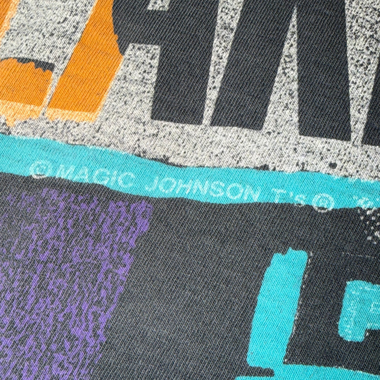 Magic Johnson T’s Los Angeles Lakers Magic Johnson AOP Tee Sz L