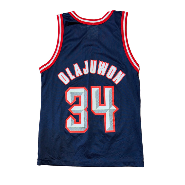Champion Houston Rockets Hakeem Olajuwon Jersey Sz M
