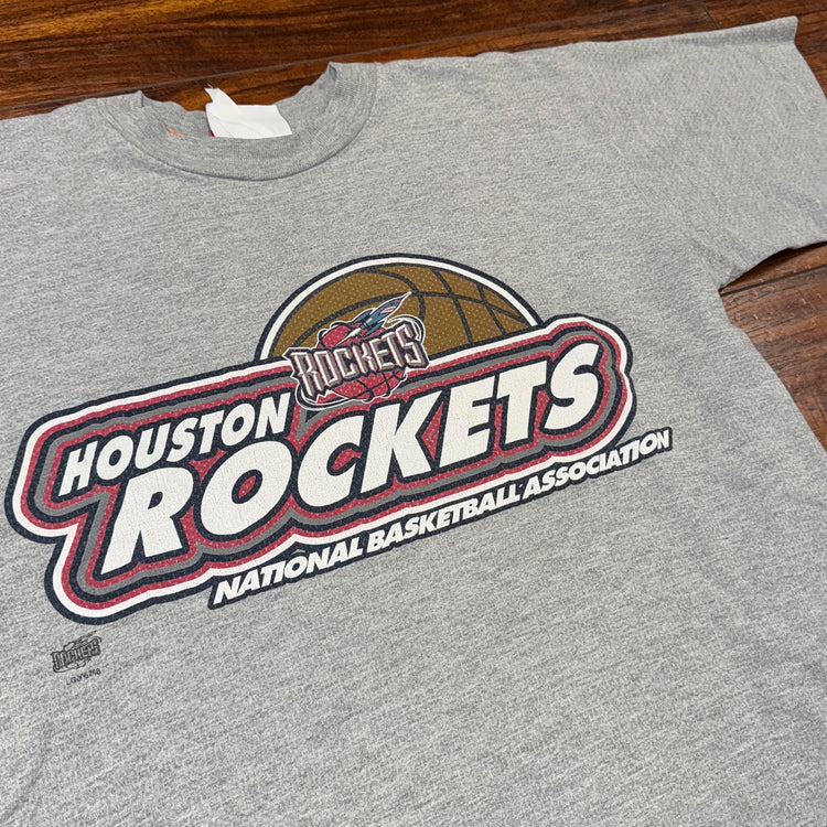 Logo Athletic 90's Houston Rockets Tee Sz L