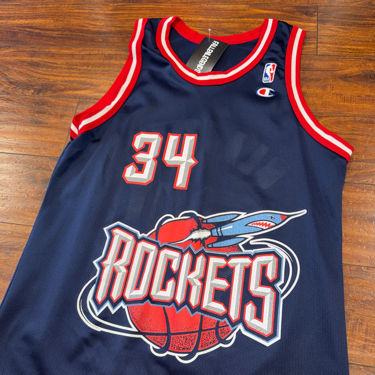 Champion Houston Rockets Hakeem Olajuwon Jersey Sz M
