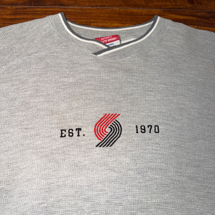 Champion Thermal Portland Trail Blazers Long Sleeve Sz 2X