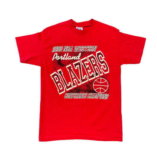 1990 Portland Trail Blazers WCC Tee Sz L