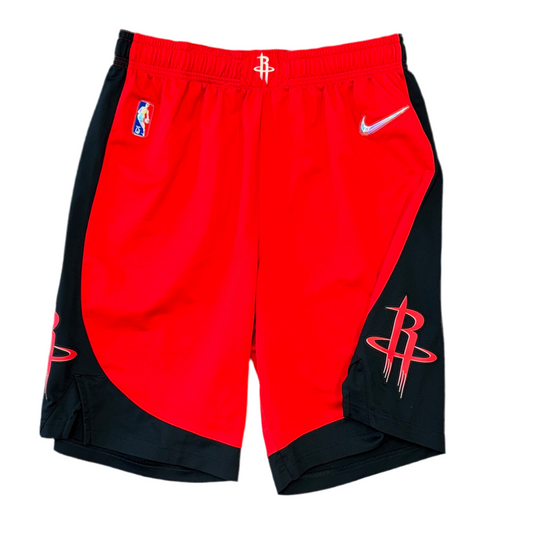 Team-Issued Nike 75th Anniversary Houston Rockets Shorts Sz XL+1 Length