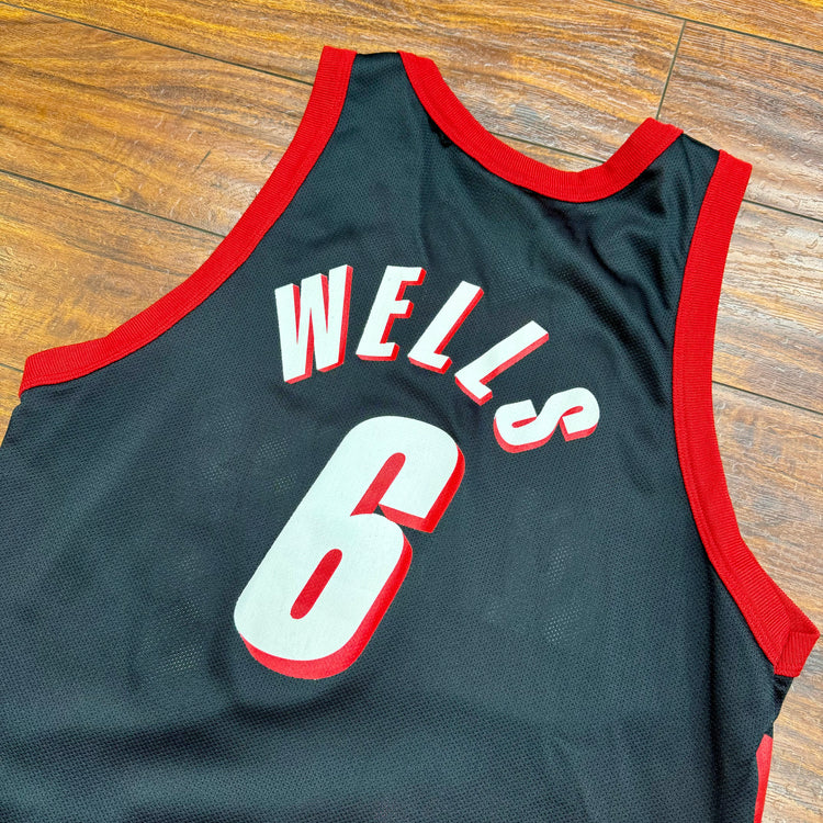 Champion 90's Blazers Bonzi Wells Jersey Sz M