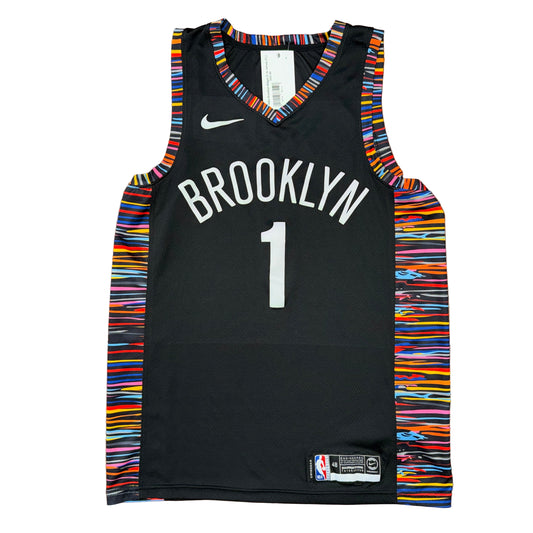 Nike Brooklyn Nets Deangelo Russell City Edition Jersey Sz L