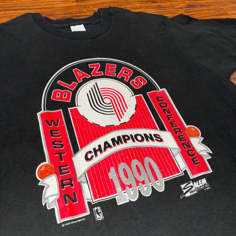 Salem Sportswear 1990 WCC Portland Trail Blazers Tee Sz XL