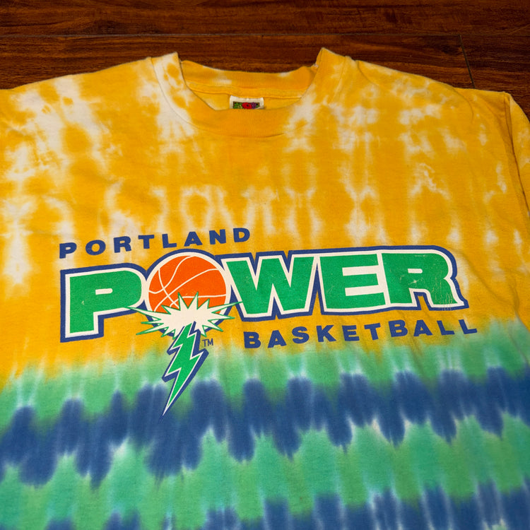 Portland Power Tye-Dye Tee Sz XL