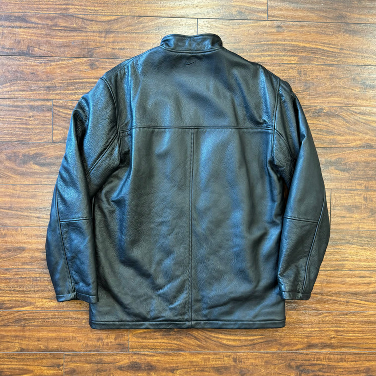 Nike 2003 Flight Leather Jacket Sz XL