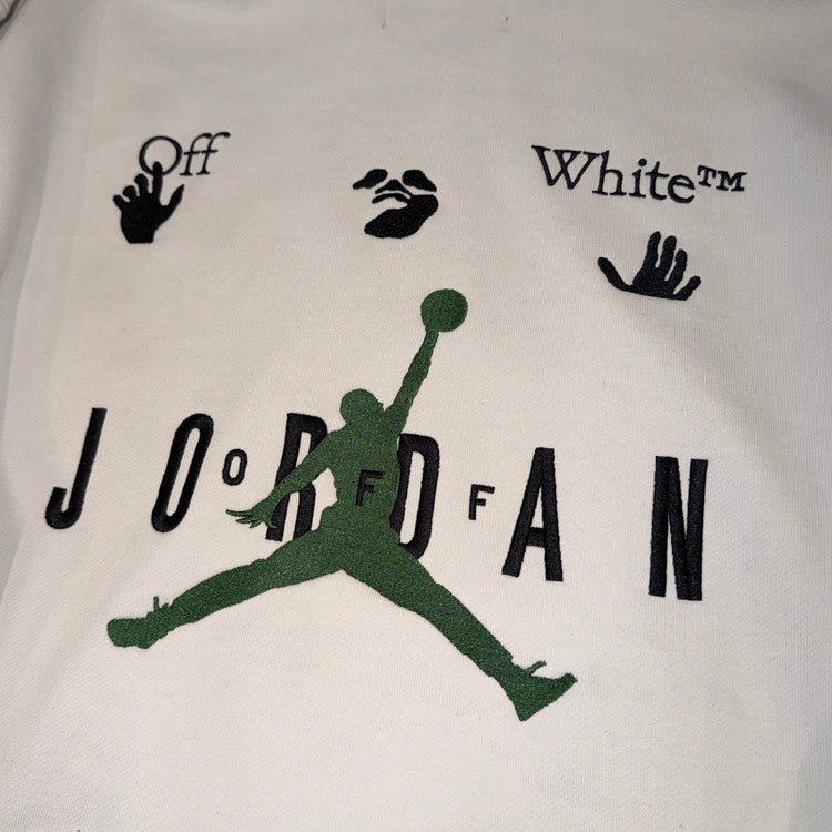OFF WHITE X Jordan Hoodie Sz S
