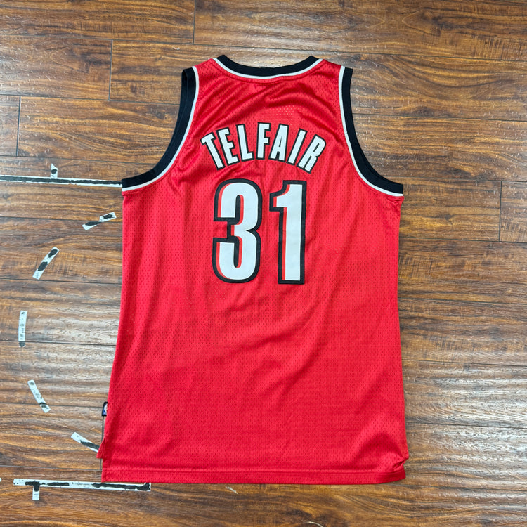 Adidas Portland Trail Blazers Sebastian Telfair Jersey Sz L