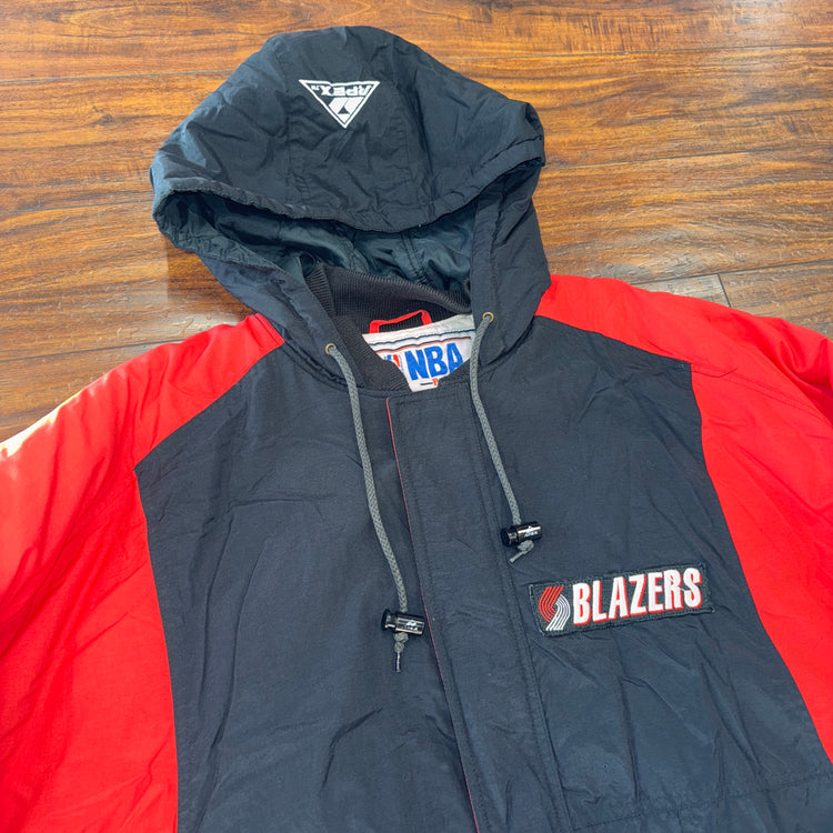 Apex One Portland Trail Blazers Puffer Jacket Sz XL